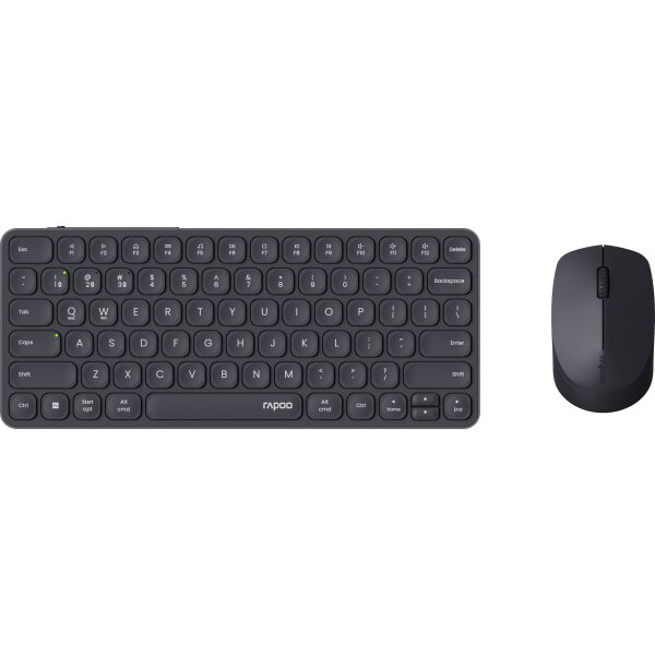 RAPOO 9610M ultraslim comp.deskset 12646 Wireless, Dark Grey