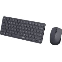RAPOO 9610M ultraslim comp.deskset 12646 Wireless, Dark Grey