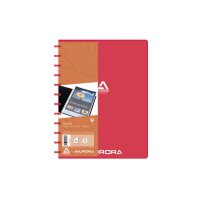 ADOC Sichtbuch Standard A4 5822.600 rot 20 Taschen
