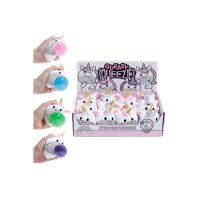 ROOST Quetschtier Einhorn TY853 Plüsch, 4 ass.