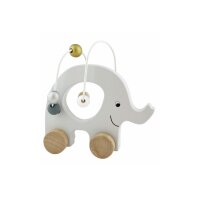 JABADABADO Nachzieh Elefant C2530 silber, mit Abacus...