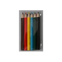 ROOST Crayon de couleur Mini KL320 4,5x8,7cm 6 pièces