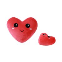 I-TOTAL Kissen Herz XL2208I rot 33x28cm