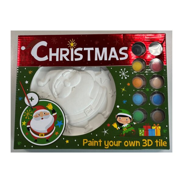 ROOST Peinture 3D Carreaux No&euml;l TK346