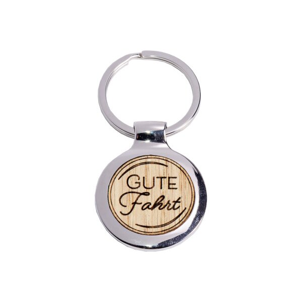 ROOST Porte-cl&eacute; 3.5x3cm SA320 Bonne route, rond