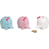 ROOST Sparkasse Elefant 10029426 Keramik, ass. 12x9x8cm