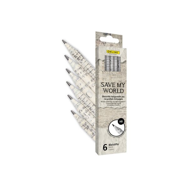 ONLINE Crayon Save My World HB 7919 6 pcs.