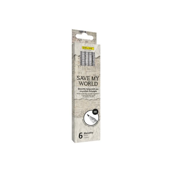 ONLINE Crayon Save My World HB 7919 6 pcs.