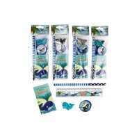 ROOST Schreibset 5-teilig OWOPP5-001 On Whale 4 ass.