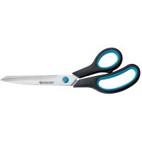WESTCOTT Schere Easy Grip, Länge: 140 mm, blau schwarz