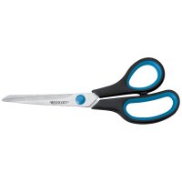WESTCOTT Ciseaux Easy Grip, longueur: 175 mm, bleu/noir