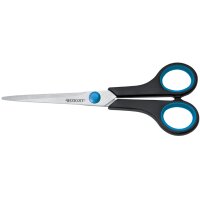 WESTCOTT Schere Easy Grip, Länge: 175 mm, blau schwarz