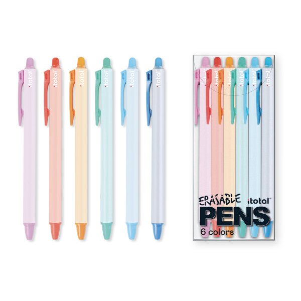 I-TOTAL Kugelschreiber Set XL2177C löschbar, 6 Farben