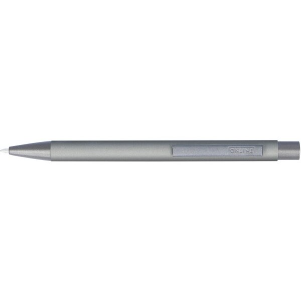 ONLINE Kugelschreiber Soft Metal M 21731/3D pure grey