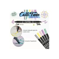 ONLINE Calli Brush Twin 3mm 18608 Pastel, ass. 5 pcs.
