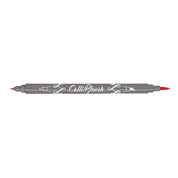 ONLINE Callibrush Pen Double Tip 2mm 19055/6 Rot