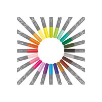ONLINE Callibrush Pen Double Tip 2mm 19055/6 Rot