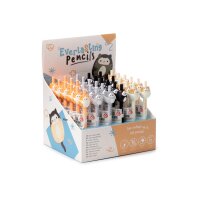 ROOST Crayon chat mignon STA345 4 assortis