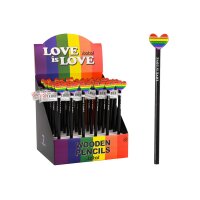 I-TOTAL Bleistift Love is Love XL2178 Radiergummi