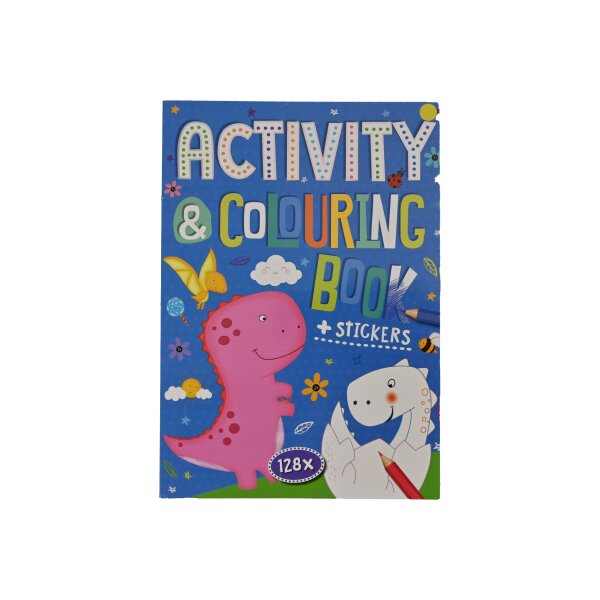 ROOST Livre activit&eacute;s et coloriage B1070 2 feuilles autocollants
