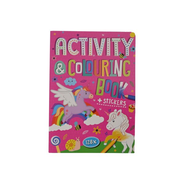 ROOST Livre activit&eacute;s et coloriage B1070 2 feuilles autocollants