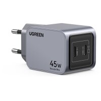 UGREEN USB Wallcharger Nexode Pro 35008 45W, Dual USB-C, GaN