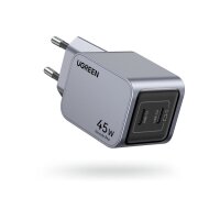 UGREEN USB Wallcharger Nexode Pro 35008 45W, Dual USB-C, GaN