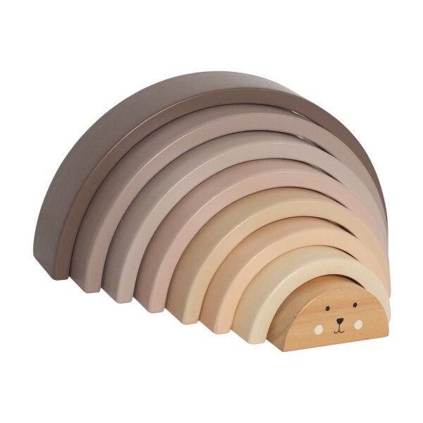 JABADABADO Stapelspiel Regenbogen W7223 Nature Line