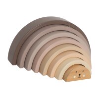 JABADABADO Stapelspiel Regenbogen W7223 Nature Line