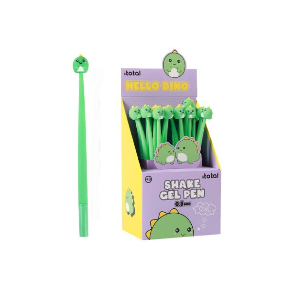 I-TOTAL Stylo Gel Dino XL1164E flexible