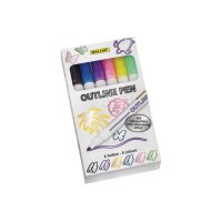 ONLINE Outline Marker 18616 6 couleurs