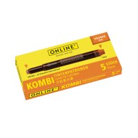 ONLINE Tintenpatronen Kombi 17174/12 Orange 5 Stück