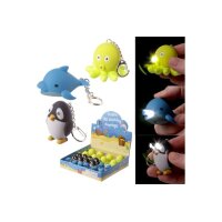 ROOST LED Schlüsselanhänger Key19 Meerestiere,...