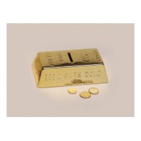 ROOST Sparkasse Goldbarren 24721 gold 16x9x5cm