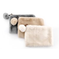 ROOST Schminktasche flauschig TX1303 23x16cm ASS.