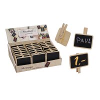 ROOST Memotafel Clip 10014078 Holz 7x5cm