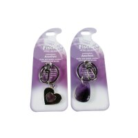 ROOST Porte-clé Poisson G272 Améthyste 2...