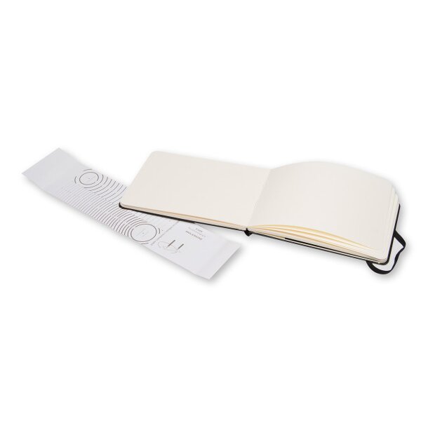 MOLESKINE Livre aquarelles A6 705601 en blanc noir
