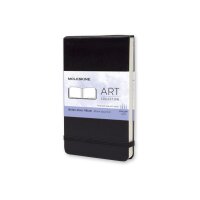 MOLESKINE Aquarell-Skizzenbuch A6 705601 blanko schwarz