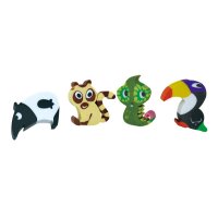 ROOST Bleistift mit Topper 108457 Regenwald 4 ass.