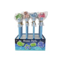 ROOST Bleistift mit Radiergrummi 103780 Meerestiere 4 ass.