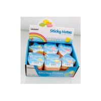 ROOST Sticky Notes maxi 70x70mm 4005 6 sujets, neon