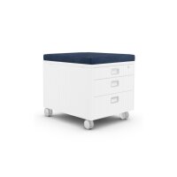 MOLL Sitzkissen 43x54x5cm 1002636-509 blau, zu Rollcontainer