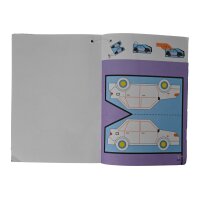 ROOST Livre coloriage Cut & Colour B1050 inc. Ciseaux...