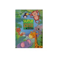 ROOST Livre à dessin super Jungel B1040 assortis...