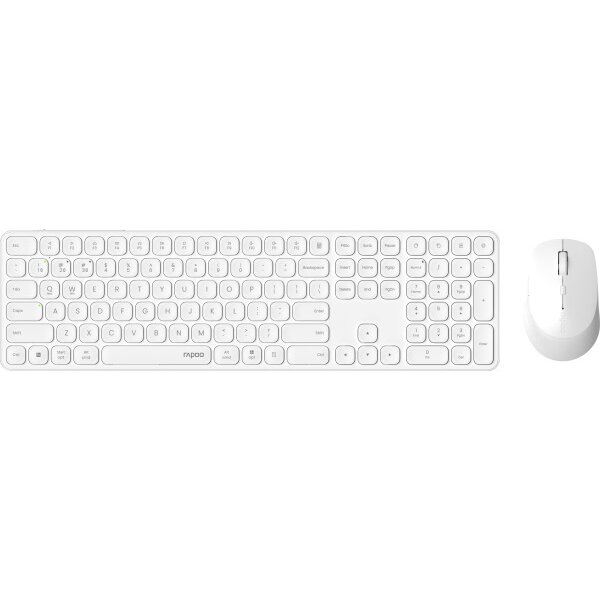 RAPOO 9810M ultraslim full deskset 12651 Wireless, White