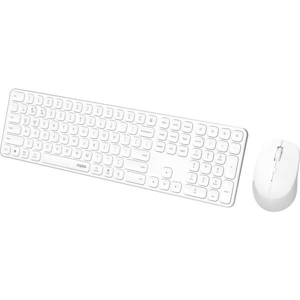 RAPOO 9810M ultraslim full deskset 12651 Wireless, White