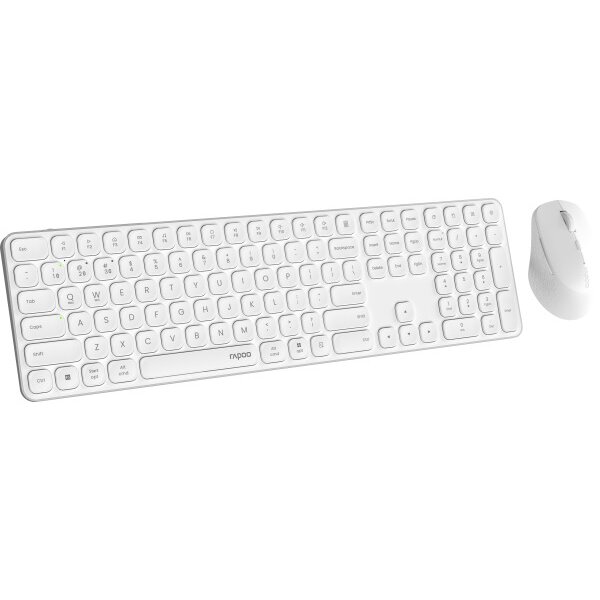 RAPOO 9810M ultraslim full deskset 12651 Wireless, White