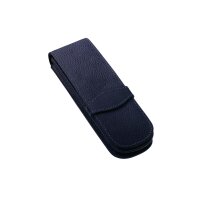 ONLINE Etui en cuir Blue 41048 pour 2 stylo