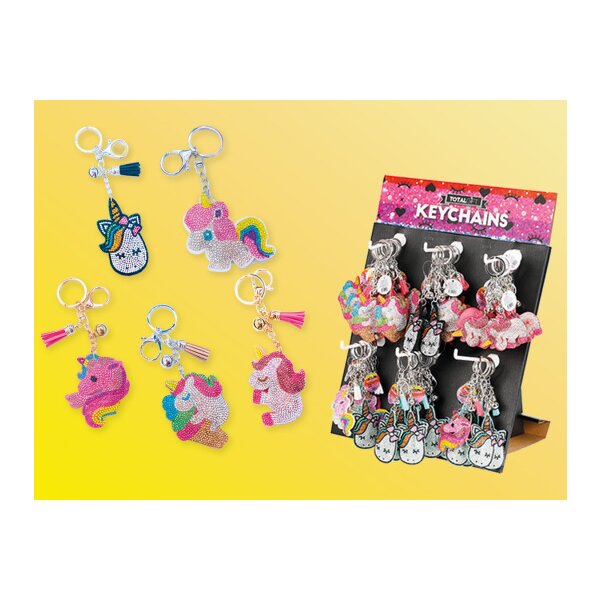 I-TOTAL Porte-clés licorne XL1436 5 motive